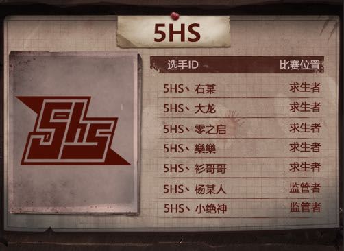 答应的一定会做到！第五人格5HS战队右某人专访实录