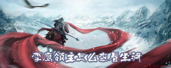 雪鹰领主怎么查看坐骑